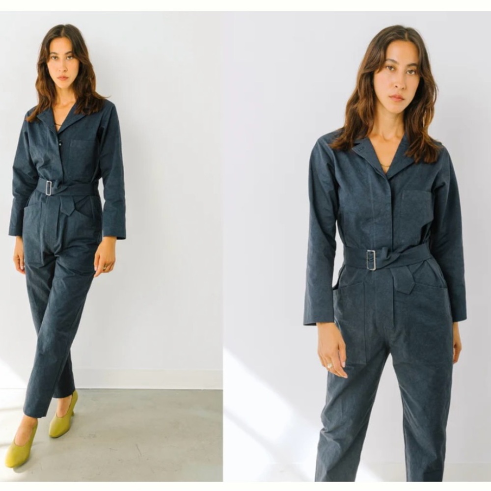 Horses Atelier Belted Field Suit in Ecru - Size 1